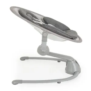 Cangaroo Električna ljuljaška za bebe Cloud Premium + Light Grey 2