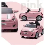 Auto na akumulator Fiat 500 - Pink detalji