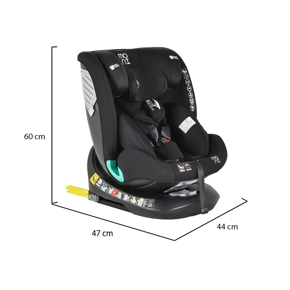 Auto sedište Serengeti I-size 40-150cm Black 7