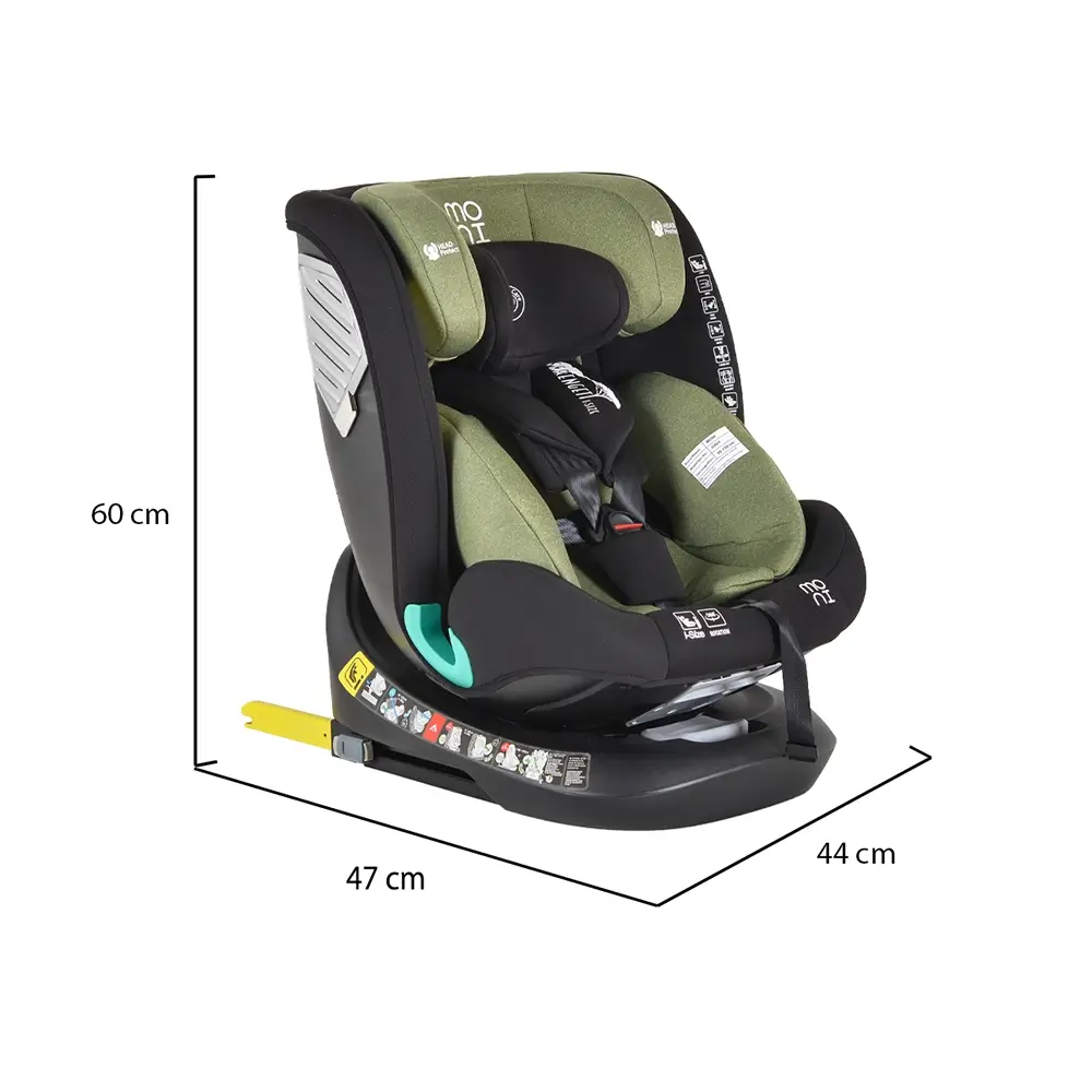Auto sedište Serengeti I-size 40-150 cm Sky Green 7
