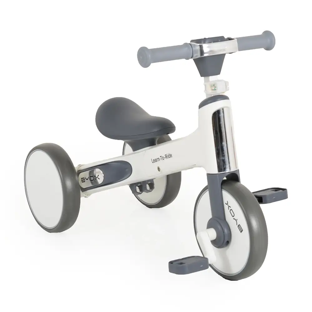 BYOX Balance Bike Learn to Ride 2in1 - White 2