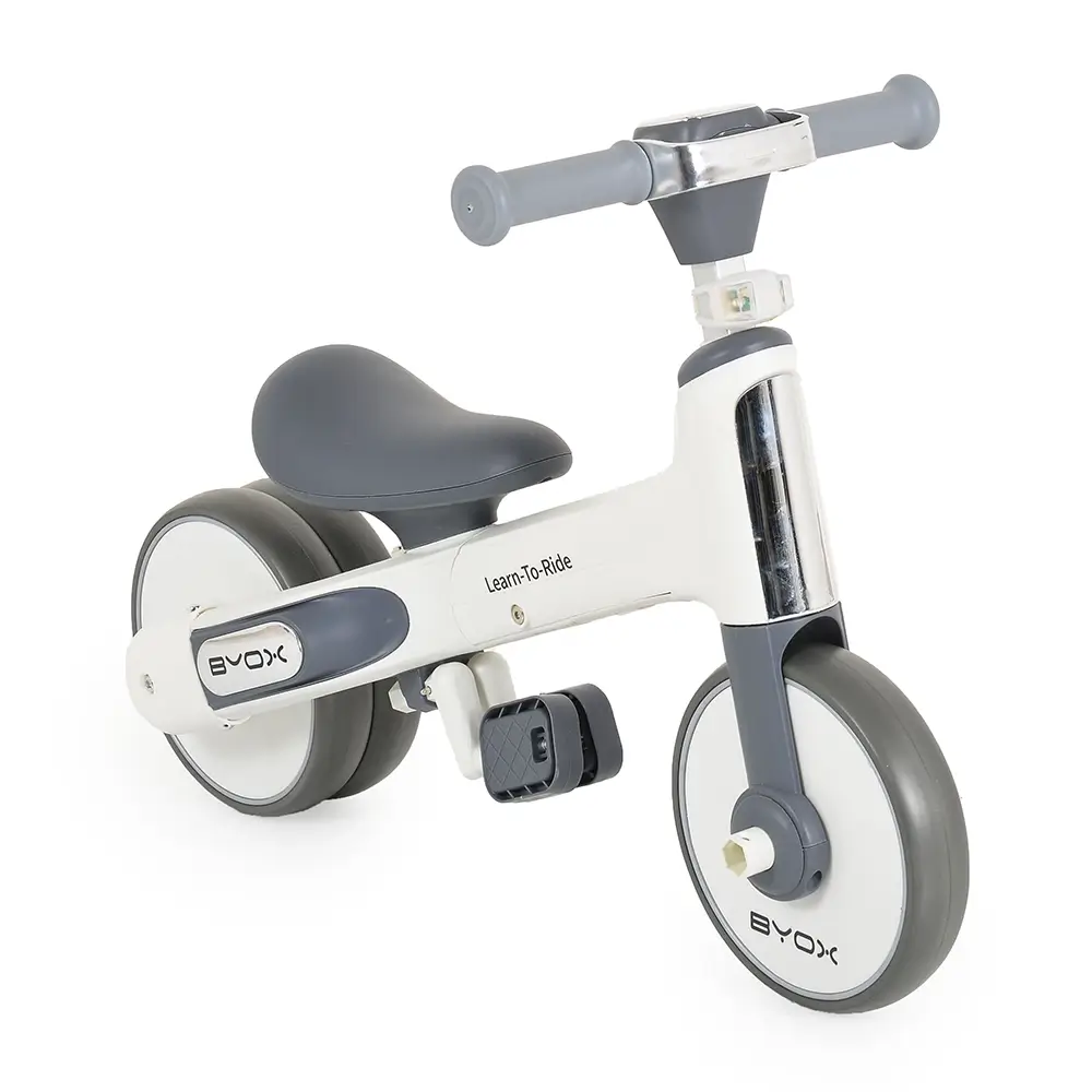 BYOX Balance Bike Learn to Ride 2in1 - White 1