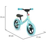 Balance Bike 2B Blue dimenzije