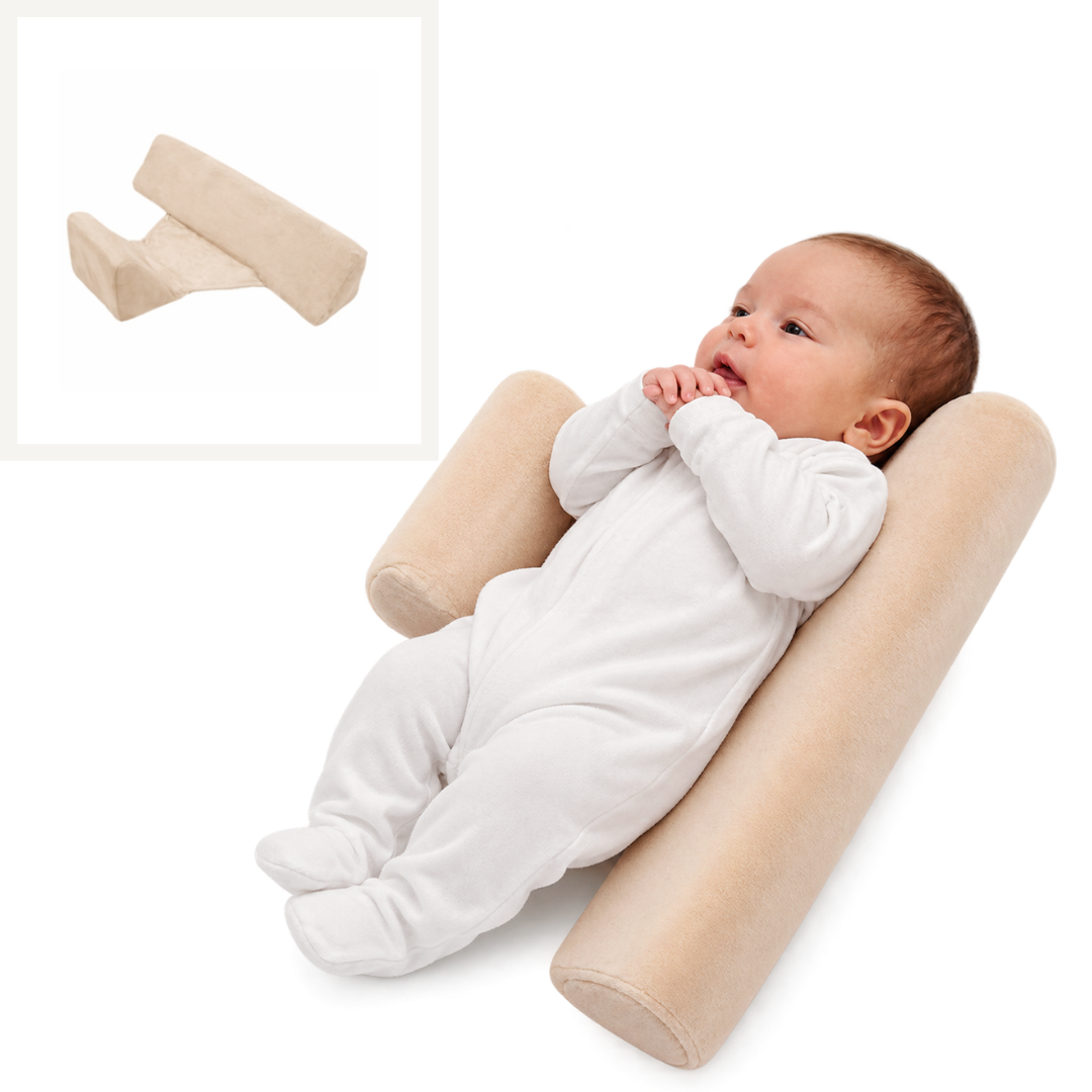 BEVI742K Pozicioner za bebe krem, Jastuk za bebe, Jastuk za spavanje na boku