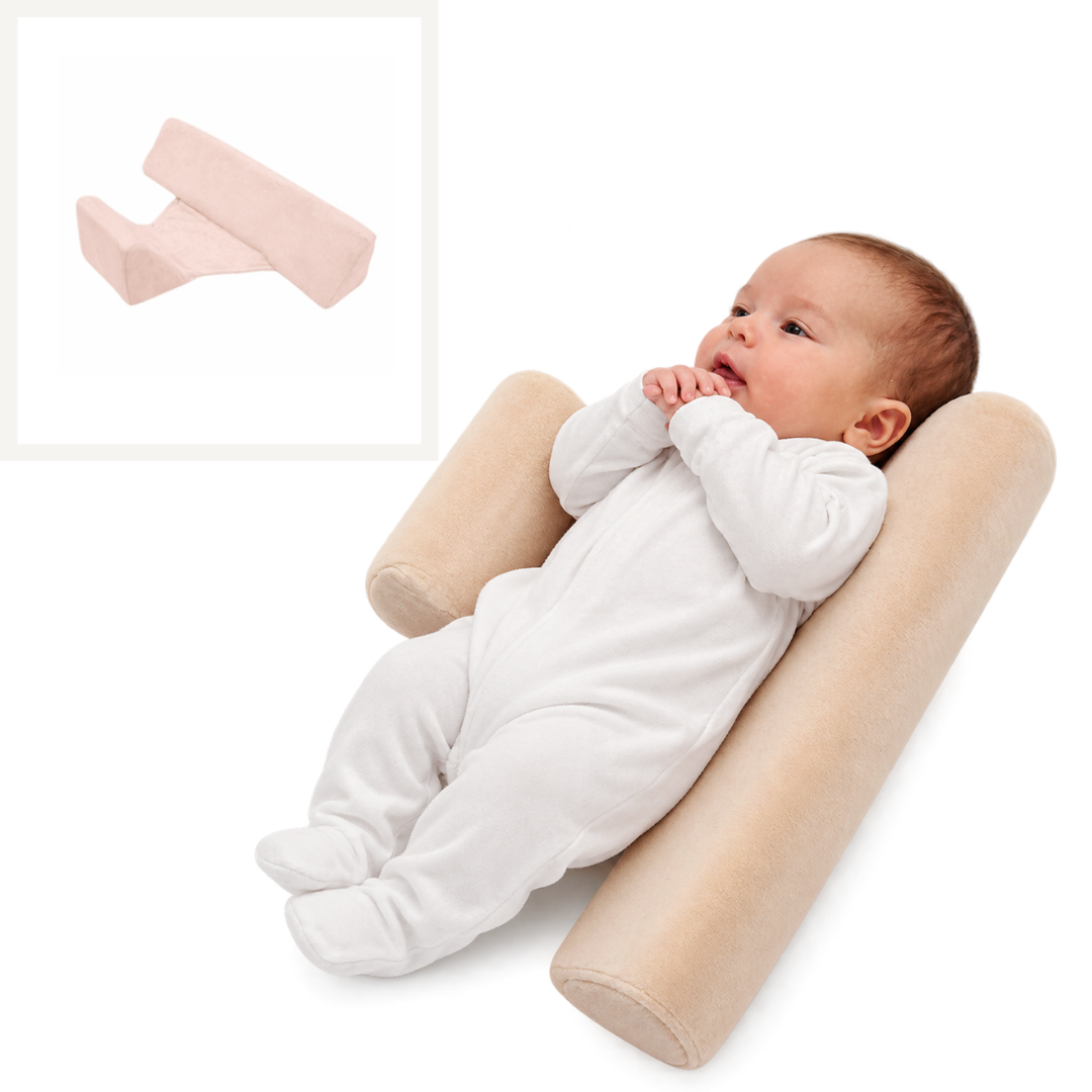 BEVI742R Pozicioner jastuk za bebe roze