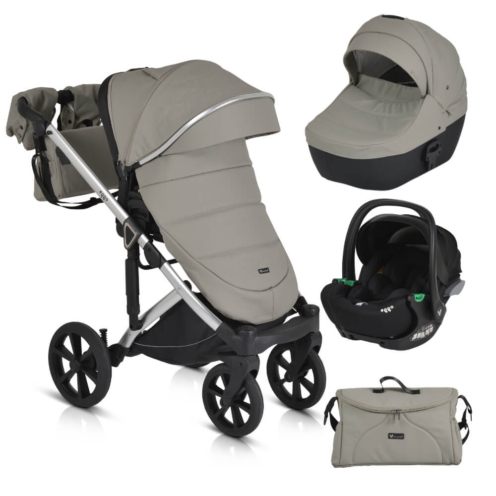Cangaroo Kolica za bebe Eggo 3u1 – Pigeon Grey