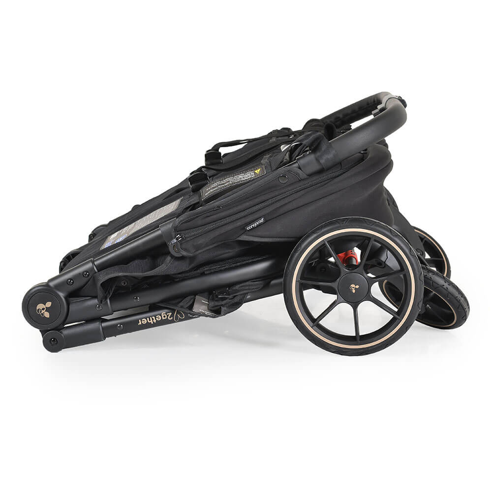 Cangaroo Kolica za blizance 2Gether - Modern Black 3