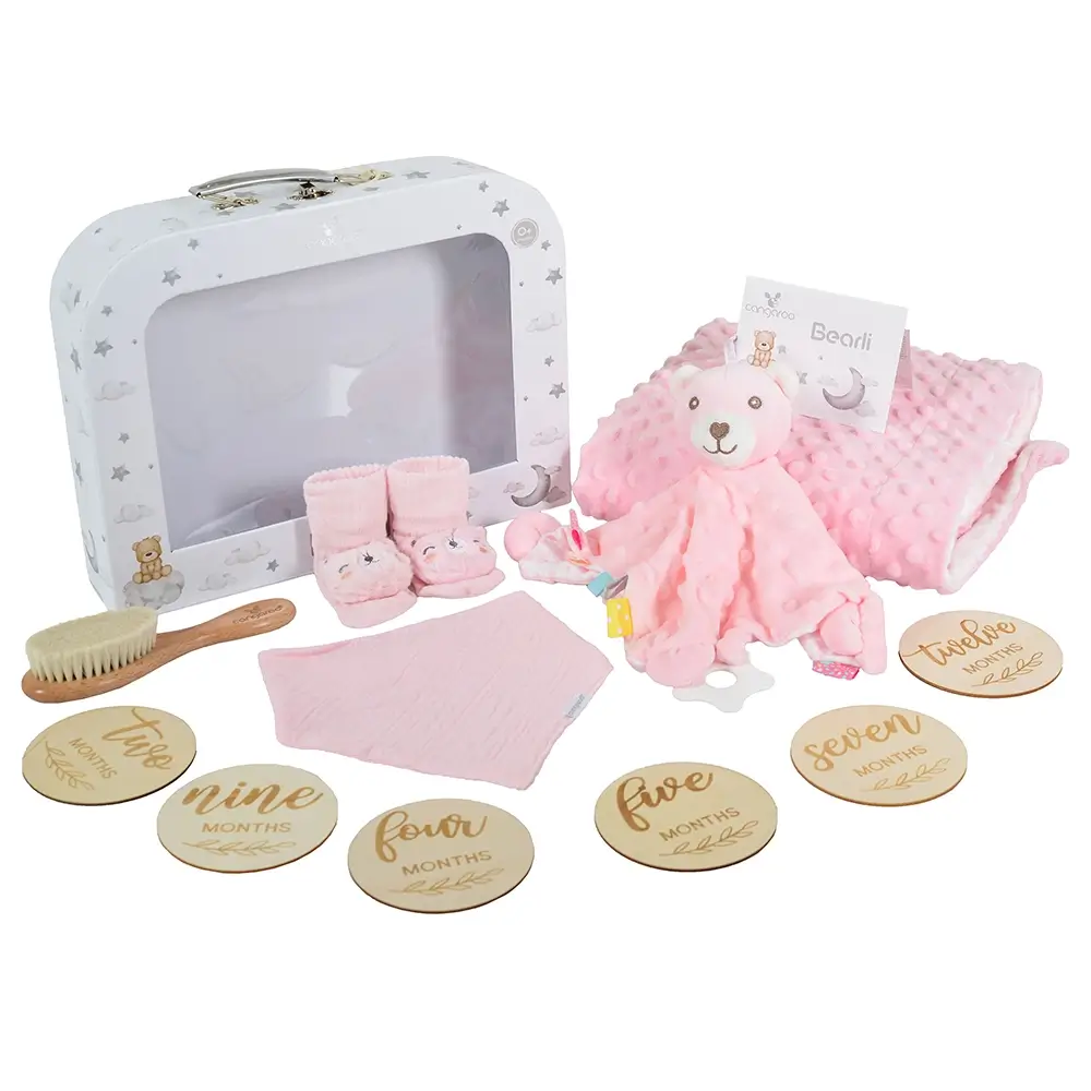 Cangaroo Poklon set za bebe 6u1 Bearli - Pink 1
