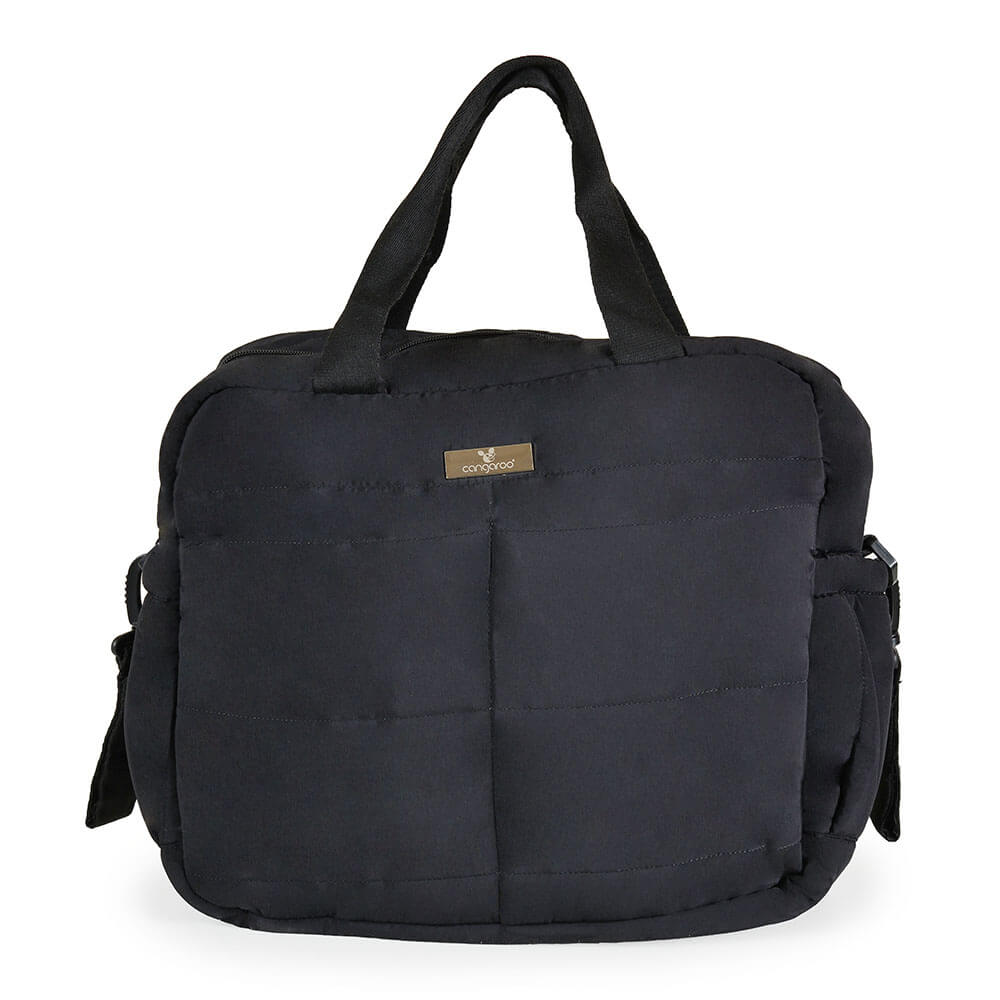 Cangaroo Torba za mame Solana - Black prednja strana