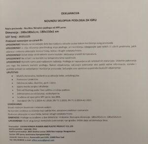 Deklaracija podloge za igru