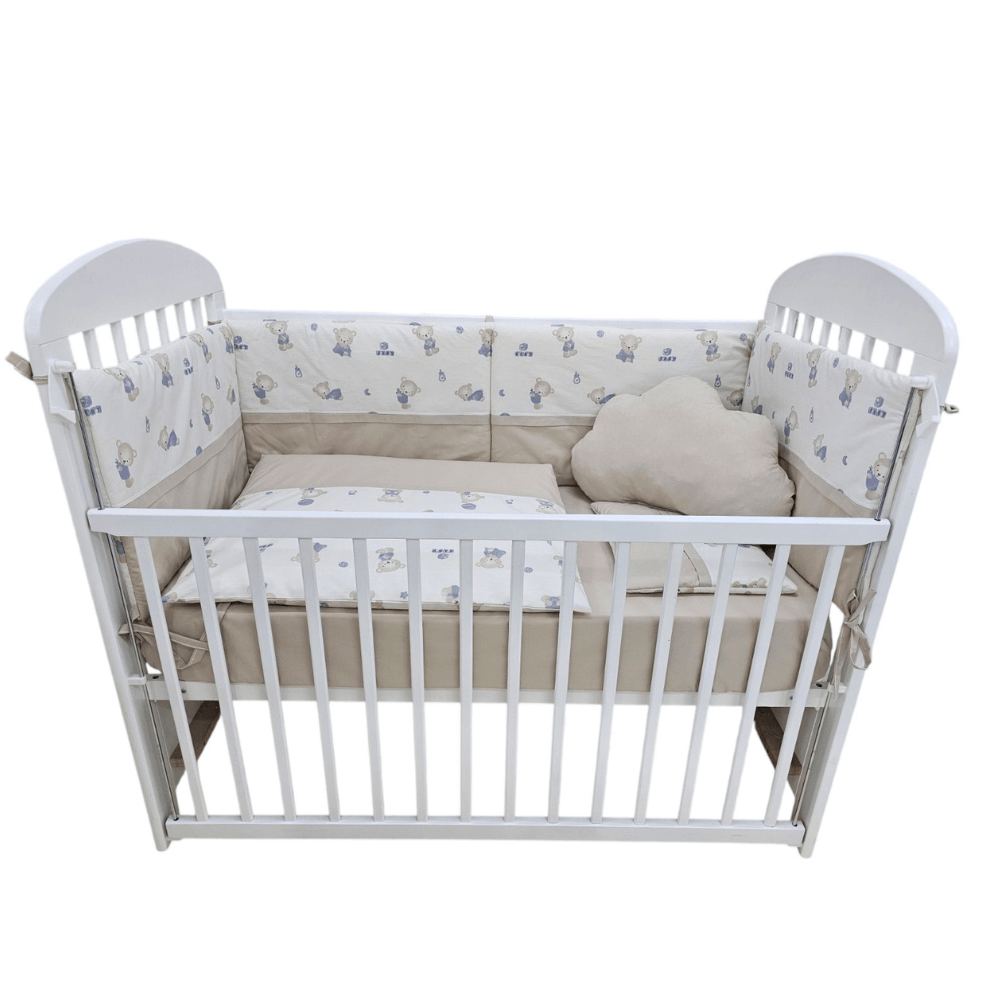 Fim Punjena posteljina za krevetac Night - Bež Meda prikaz