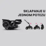 Hot mom kolica za bebe način sklapanja