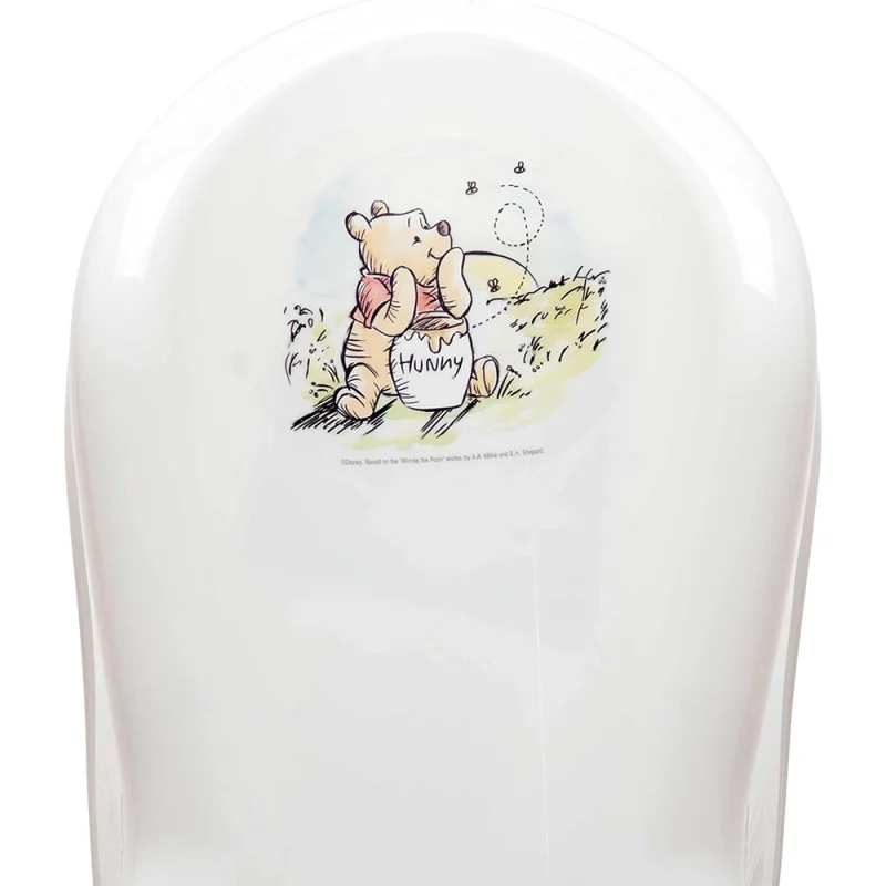 Keeeper Kupko za bebe Winnie the Pooh - White prikaz aplikacije Kupko za bebe ds veselim Winnie the Pooh dizajnom ugrađen u plastiku – ne briše se i ne bledi