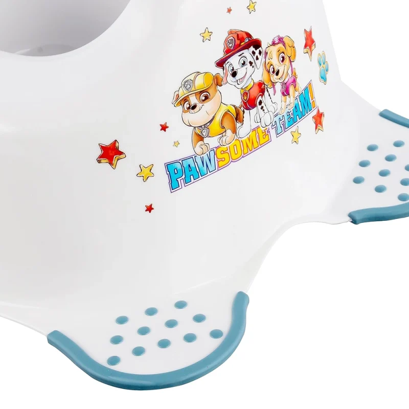 Keeeper Noša Paw Patrol - White donji deo noše obložen je materijalom protiv proklizavanja Gumene nogice koje se nalaze na donjem delu noše za decu sprečavaju klizanje i pomeranje