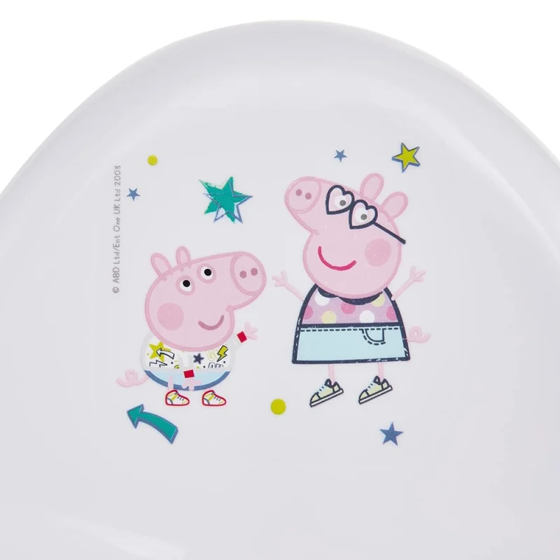 Noša Peppa Pig ima visok naslon za dodatnu sigurnost i oslonac