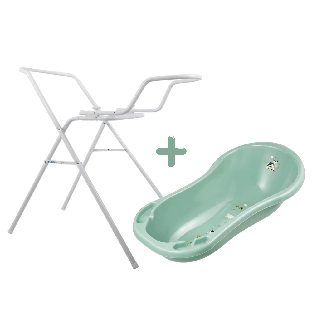 Keeeper Stalak sa kadicom za kupanje bebe Funny Farm 100 cm