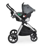 Kolica za bebe Alina 3u1 - Titanium Grey adapteri za auto sedište kompatibilni sa ramom kolica