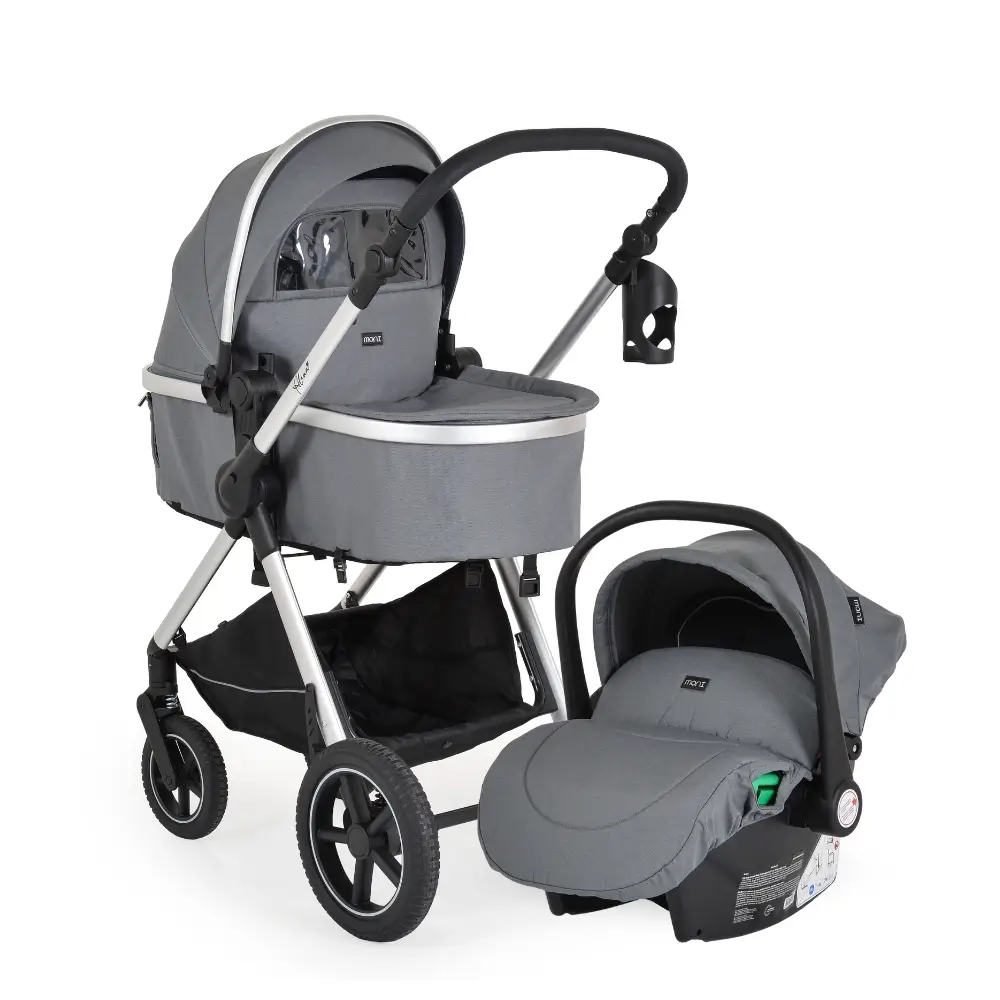 Kolica za bebe Alina 3u1 - Titanium Grey