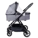 Kolica za bebe MamaMia - Grey čvrsta korpa sa zaštitnom navlakom