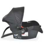 Moni Multi Isize auto sedište za bebe 40-87 cm - Pink prikaz sa bočne strane sa spuštenom ručkom