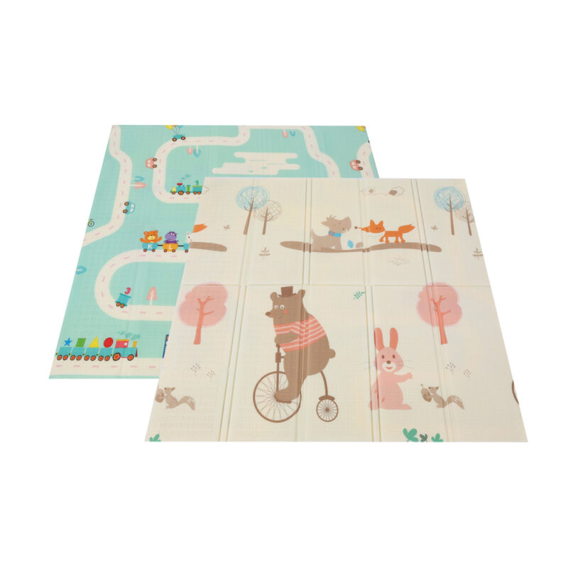 Moni Ogradica za igru GameZone 120 x 120 cm - Mint dvostrana podloga od XPE pene