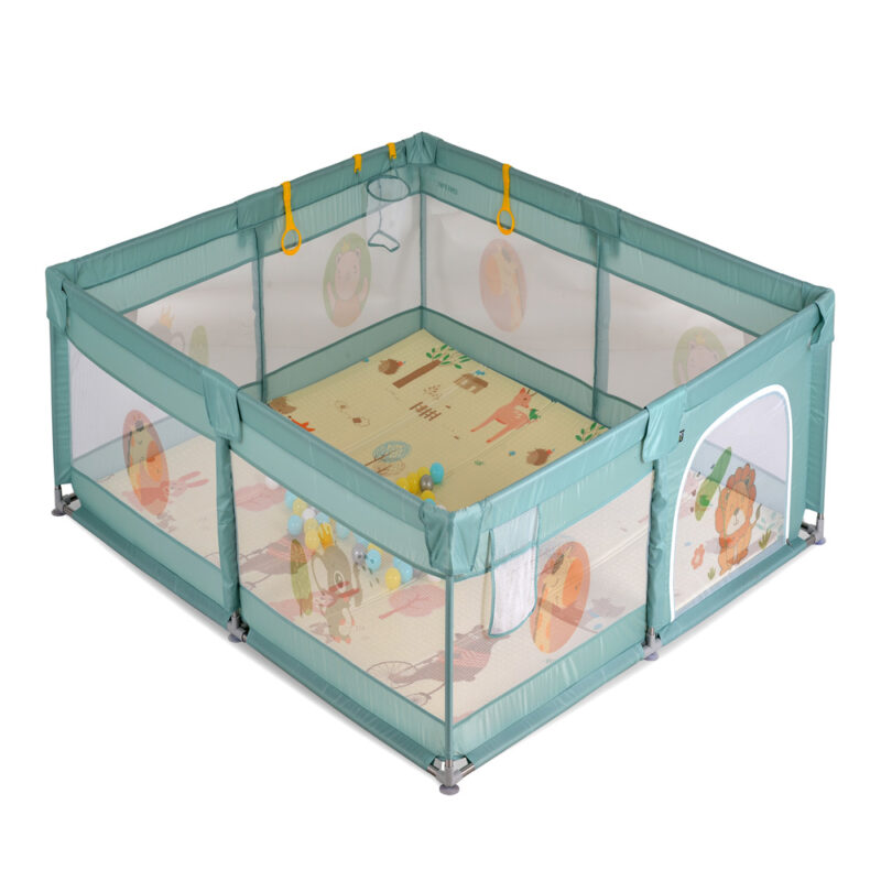 Moni Ogradica za igru GameZone 120 x 120 cm - Mint ogradica za igru