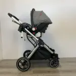NouNou Kolica za bebe 2 u 1 G2 Light Grey autosediste namontirano