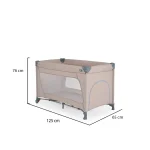 Prenosivi krevetac One Touch - Beige dimenzije