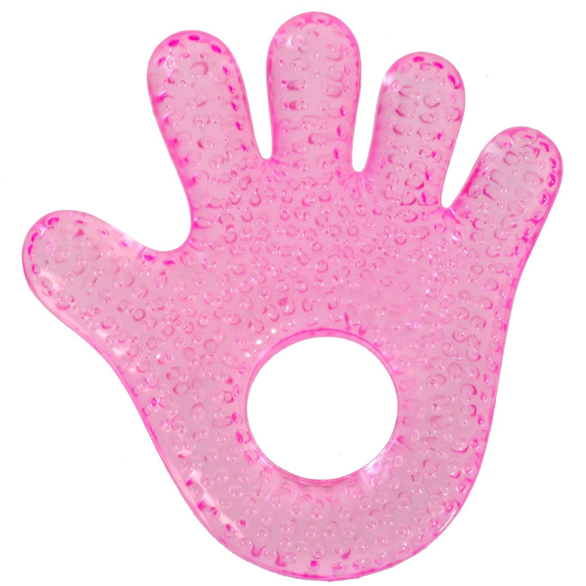 Silikonska glodalica ruka roze