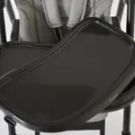 Stolica za hranjenje Tiramisu 2in1 - Grey dupla tacna