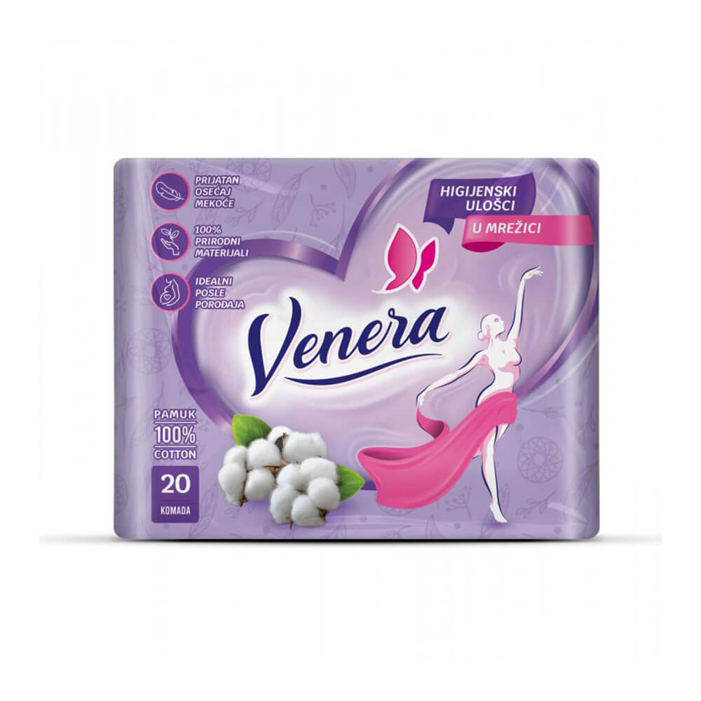 Venera higijenski mrežasti ulošci 20 kom Venera higijenski mrežasti ulošci 20 kom