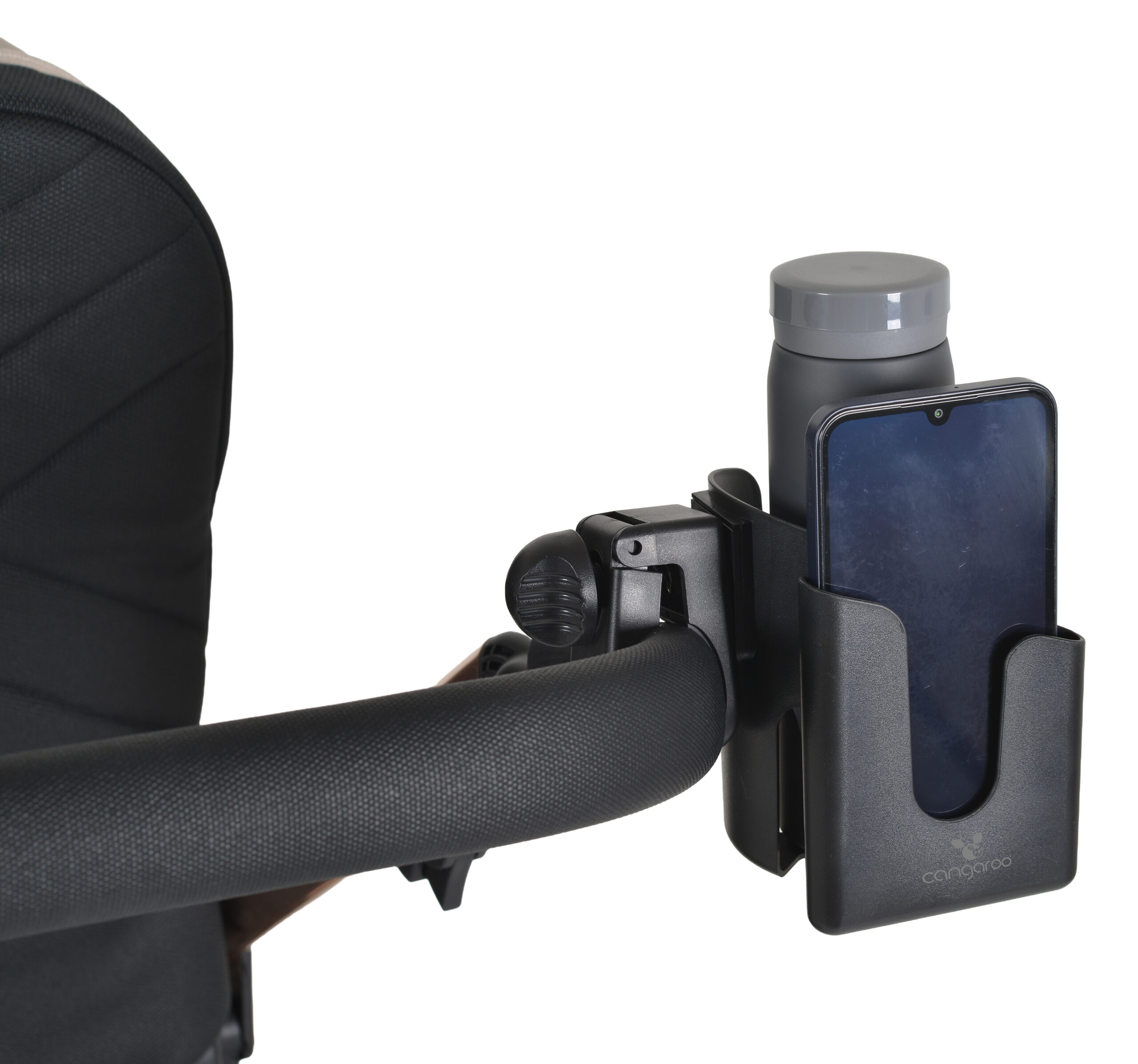 Cangaroo On The Go+ držač za flašicu i telefon 2u1