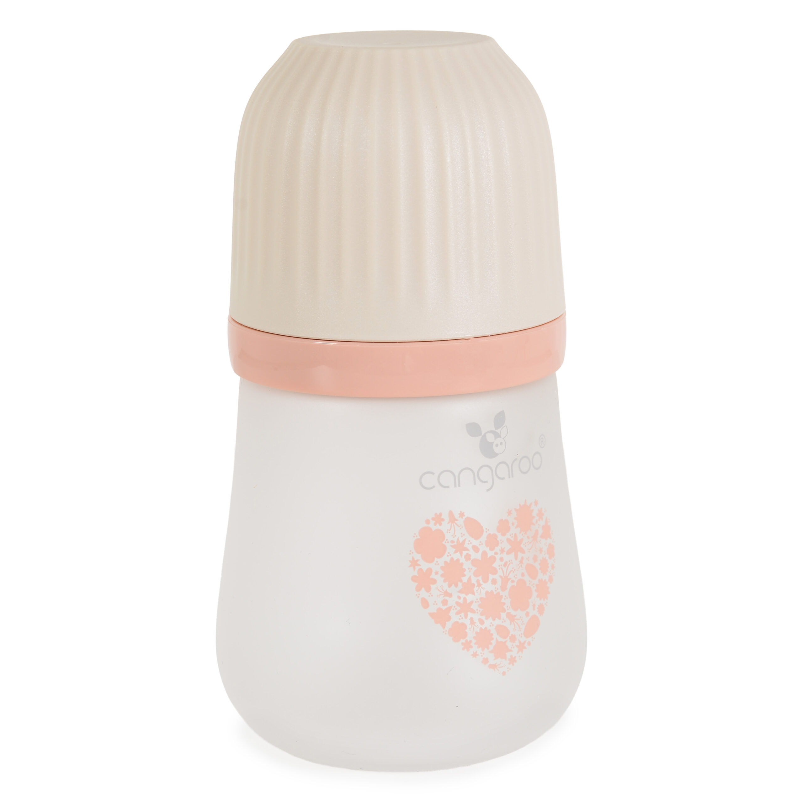 Cangaroo Amori staklena flašica za bebe 180ml Pink