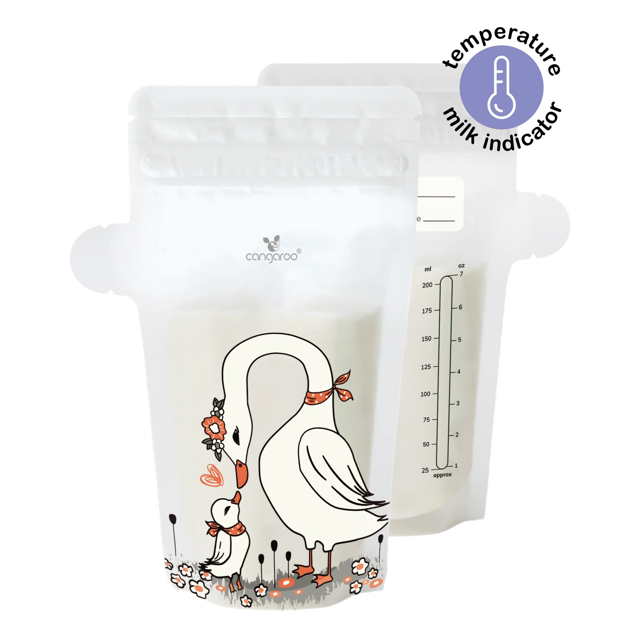MilkHaven Cangaroo kese za skladištenje majčinog mleka 200ml