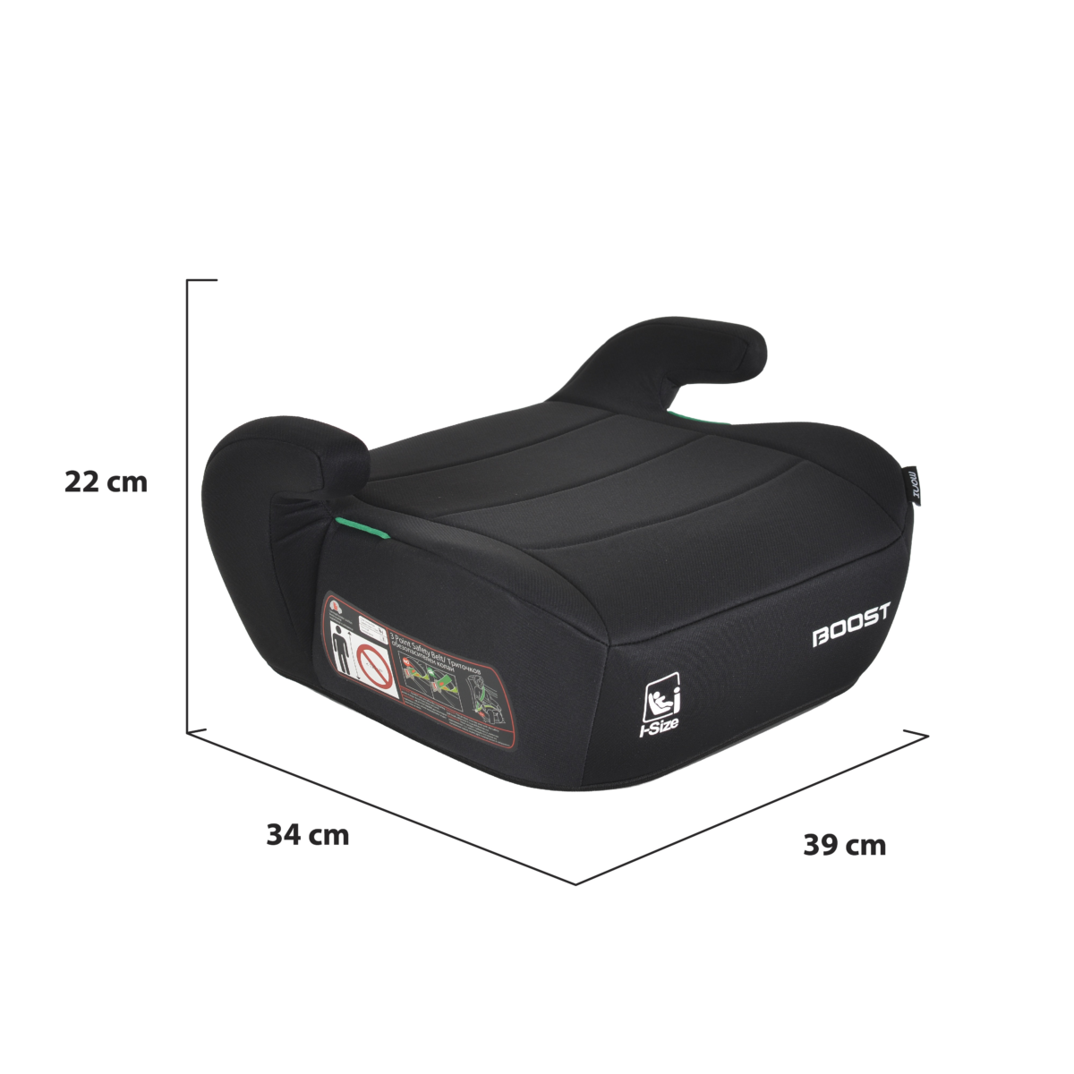 Moni Buster auto sedište Boost 125-150cm - Black 1