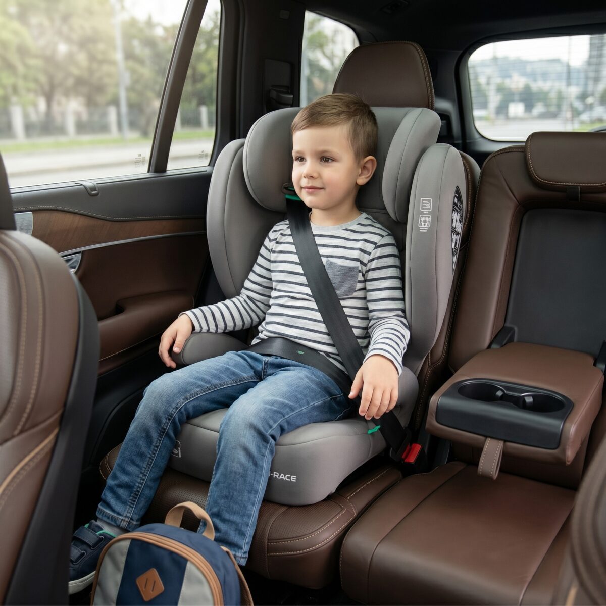 Moni Auto sedište za decu i-Race 100-150cm Beige 2