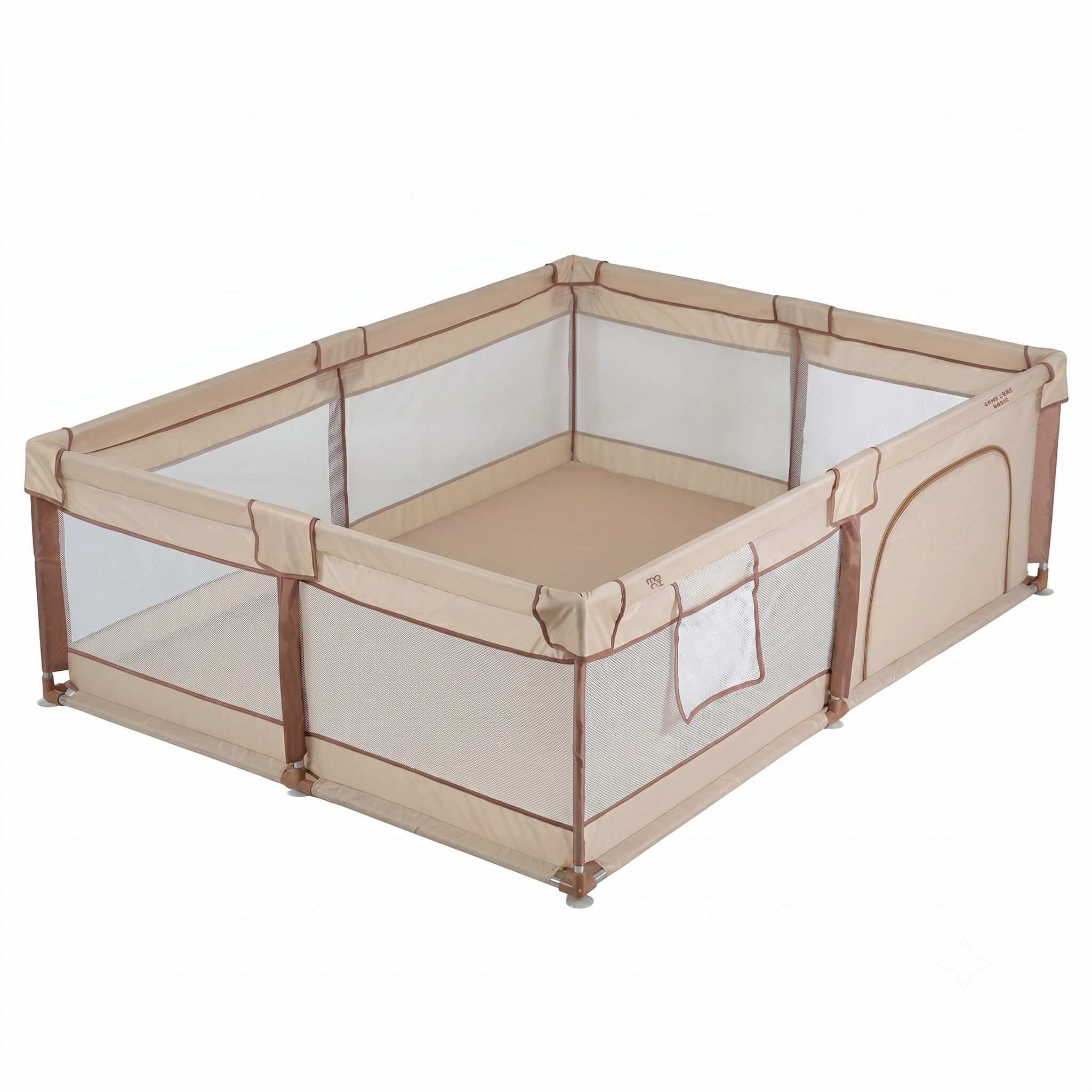 Moni GameZone Basic ogradica za igru bebe 150x200cm Beige